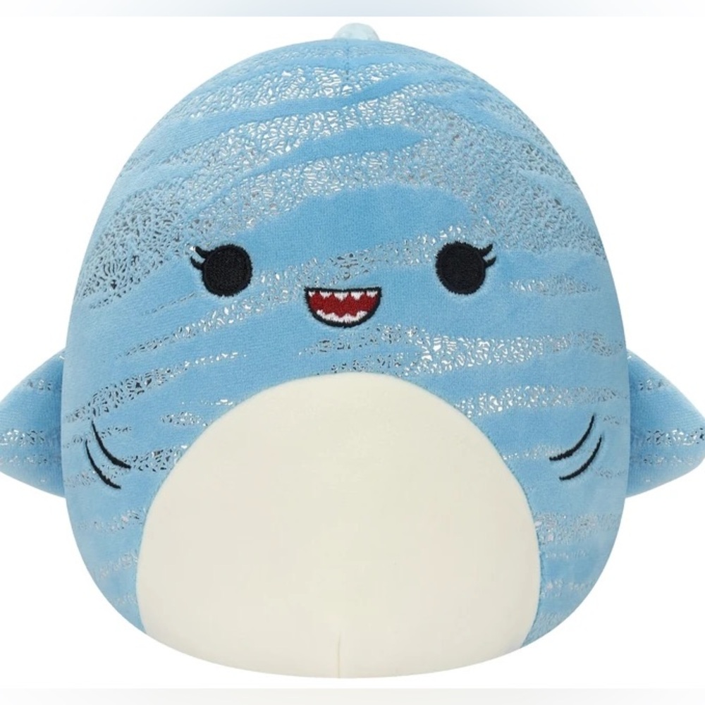 Lamar The Blue Whale Shark Squishmallow Plush